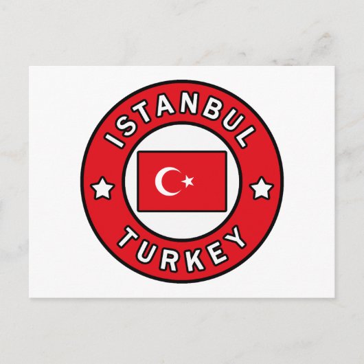 Istanbul Türkei Postkarte (Vorderseite)