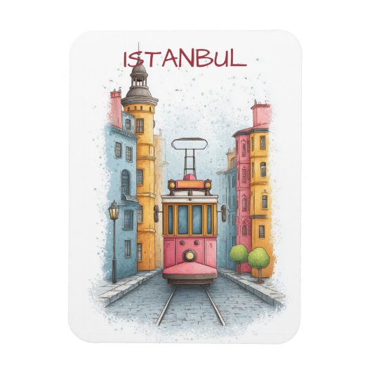 Istanbul Türkei Reise Magnet (Vertikal)