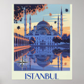 Istanbul, Türkei Reise Poster (Vorne)