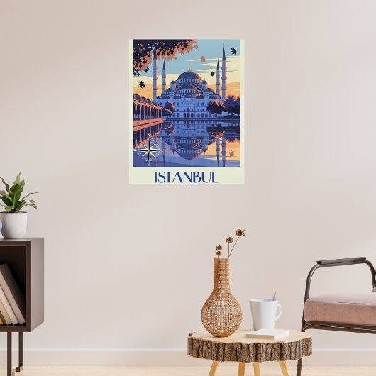Istanbul, Türkei Reise Poster (Wohnzimmer 3)