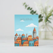 Istanbul Türkei Reise Postkarte (Stehend Vorderseite)