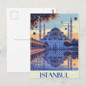 Istanbul, Türkei Reise Postkarte (Vorne/Hinten)