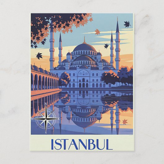 Istanbul, Türkei Reise Postkarte (Vorderseite)