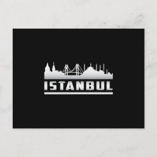 Istanbul Türkei Skyline Cityscape Funny Gift Postkarte