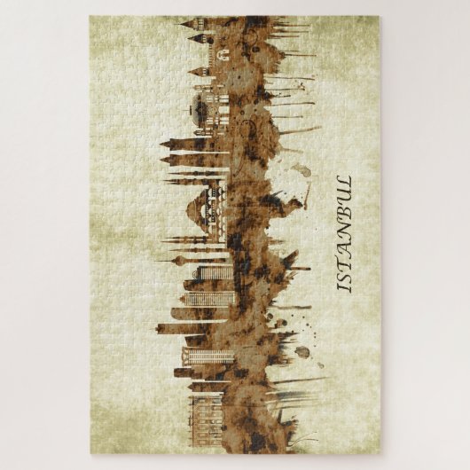 Istanbul Türkei Stadtbild Puzzle (Vertikal)