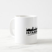Istanbul Türkei Stadtbild Skyline Geschenkidee Kaffeetasse (Vorderseite Links)