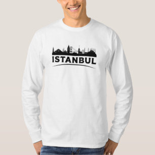 Istanbul Türkei Stadtbild Skyline Geschenkidee T-Shirt
