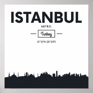 Istanbul, Türkei   Städtekoordinatoren Poster
