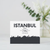 Istanbul, Türkei | Städtekoordinatoren Postkarte (Stehend Vorderseite)