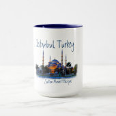Istanbul, Türkei - Sultan Ahmet Moschee Tasse (Zentrum)