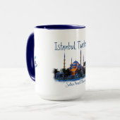 Istanbul, Türkei - Sultan Ahmet Moschee Tasse (Vorderseite Links)