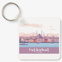 Istanbul Turkey Pastel Travel Design