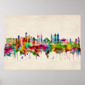 Istanbul Turkey Skyline Poster (Vorne)