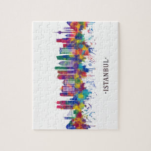 Istanbul Turkey Skyline Puzzle