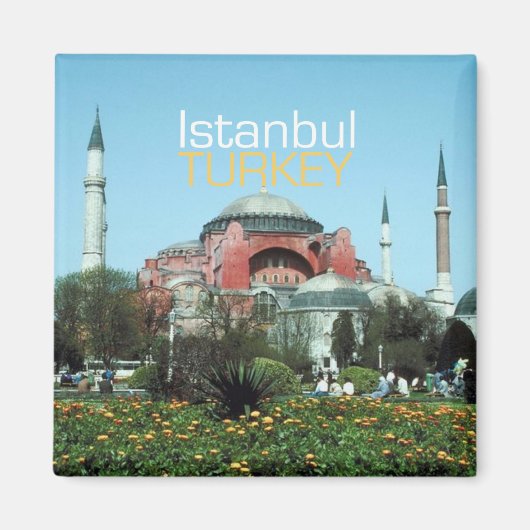 Istanbul Turkey Travel Foto Souvenir Magnete Magnet (Vorne)