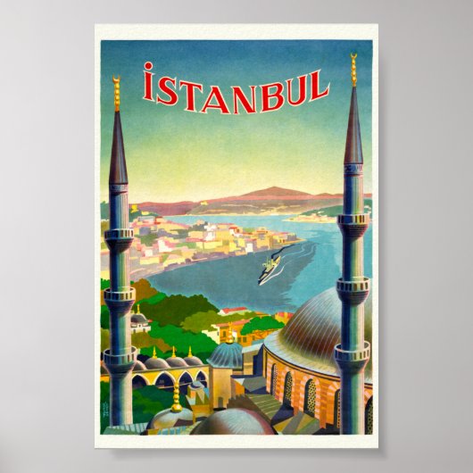 Istanbul Turkey Vintage Poster 1939 (Vorne)