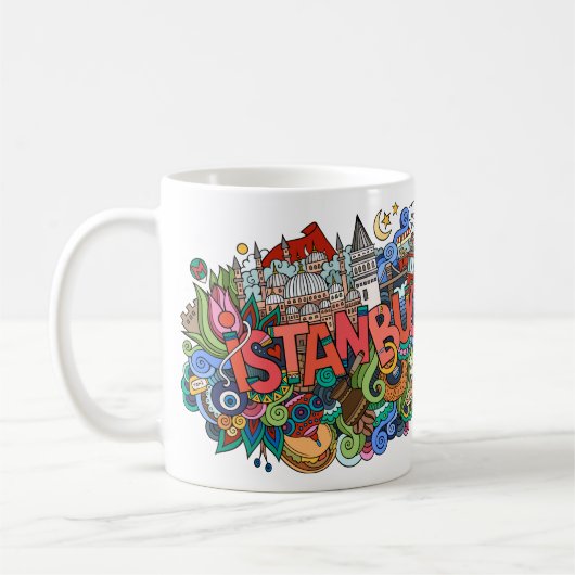 Istanbul Turkeye Kaffeetasse (Links)