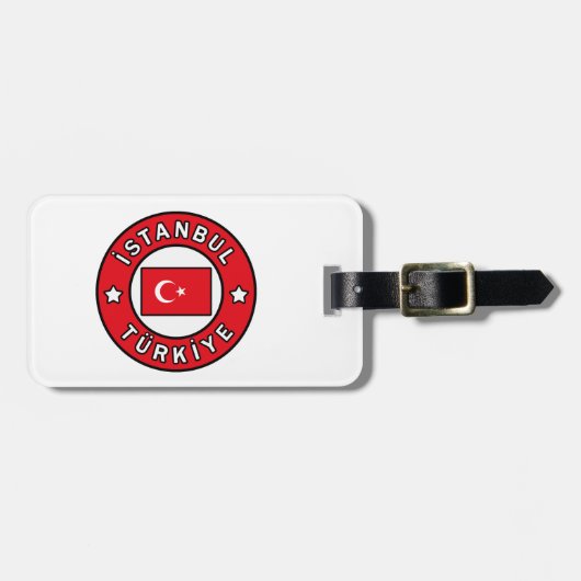 İstanbul Türkiye Gepäckanhänger (Vorderseite horizontal)
