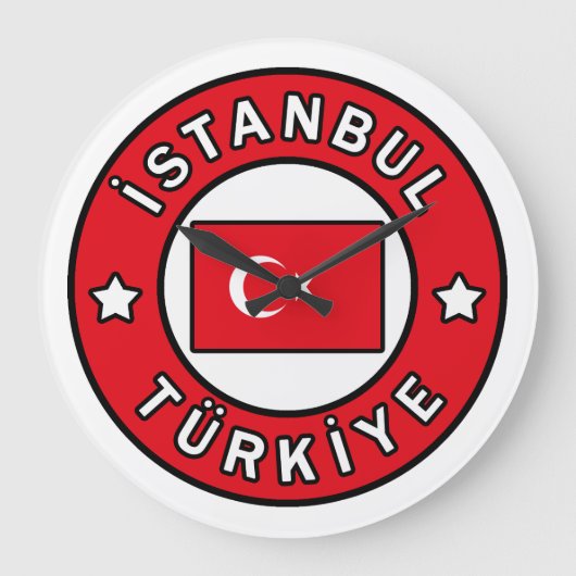 İstanbul Türkiye Große Wanduhr (Vorderseite)