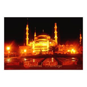 Istanbul Turkiye Moschee Fotodrucken Fotodruck