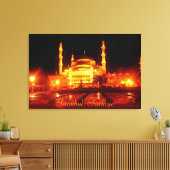 Istanbul Turkiye Moschee Fotografie Leinwanddruck (Insitu (Wohnzimmer))