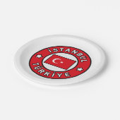 İstanbul Türkiye Pappteller (Schrägansicht)