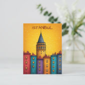 Istanbul Turkiye Travel Postkarte (Stehend Vorderseite)