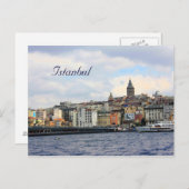 Istanbul View Postkarte (Vorne/Hinten)