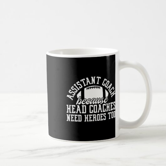 Istant Coach, weil Head Coaches auch Helden brauch Kaffeetasse (Rechts)