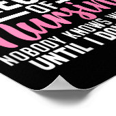 Istant Director of Nursing Funny Adon Rn Nurse Med Poster (Ecke)