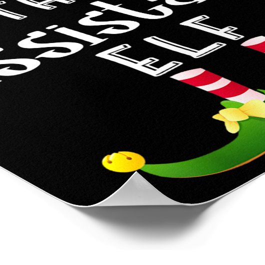 Istant Elf Group Christmas Funny Pajama Party  Poster (Ecke)