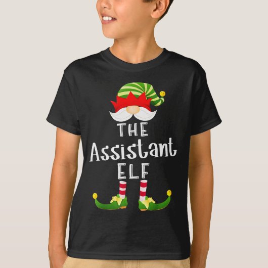Istant Elf Group Christmas Funny Pajama Party T-Shirt (Vorderseite)