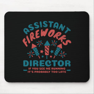 Istant Feuerwerk Direktor für Männer Frauen am 4. Mousepad