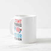 Istant Fireworks Director Funny 4. Juli Men Wo Kaffeetasse (Vorderseite Links)