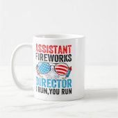 Istant Fireworks Director Funny 4. Juli Men Wo Kaffeetasse (Links)
