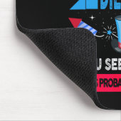 Istant Fireworks Director I Run You Run 4th Jul Mousepad (Ecke)