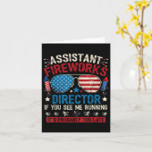 Istant Fireworks Director, wenn Sie sehen, 4. Juli Karte (Gelbe Blume)