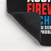 Istant Fireworks Techniker, wenn Sie Funny 4th O s Mousepad (Ecke)