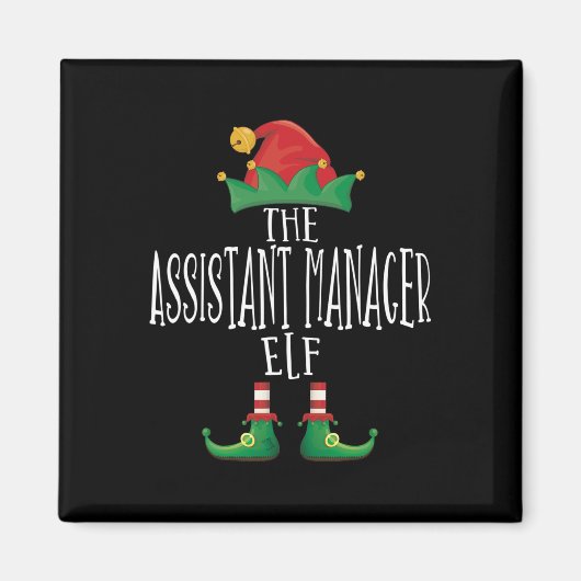 Istant Manager Elf Shirt Familie Matching Group Ch Magnet (Vorne)
