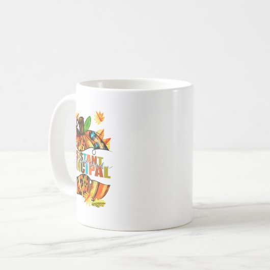 Istant Principal dankbar dankbar gesegnet Herbst Kaffeetasse (Vorderseite Links)