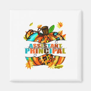 Istant Principal dankbar dankbar gesegnet Herbst Magnet