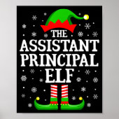 Istant Principal Elf Funny Christmas Family Matchi Poster (Vorne)