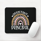 Istant Principal Fun Job Title School Worker Rainb Mousepad (Mit Mouse)