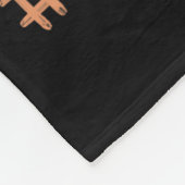 Istant principal können wir andere schwarze Geschi Fleecedecke (Ecke)