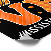 Istant Principal Liebe Fall Pumpkin Leopard Hallow Poster (Ecke)