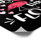 Istant Principal Lieben Ihr Flock Flamingo Lehrer Poster (Ecke)