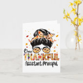 Istant Principal One Thankful Erntedank Fall Au Karte (Gelbe Blume)