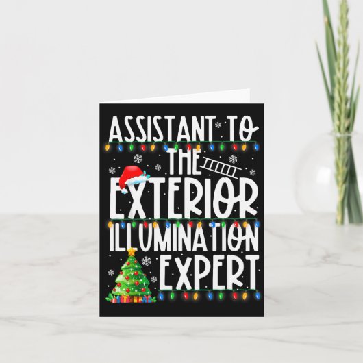 Istant To Exterior Illumination Expert Christmas L Karte (Vorderseite)
