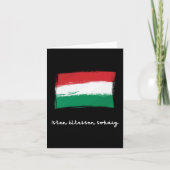 Isten éltessen sokáig, Ungarischer Geburtstag Karte (Vorderseite)