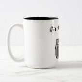 #istillshootfilm + Kamera-Tasse Zweifarbige Tasse (Links)